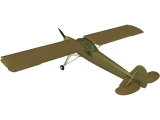 Fieseler Fi 156C Storch 3D Model preview