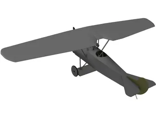 Toy Airplane 3D Model preview