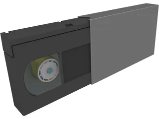 Videocassette [+Sleeve] 3D Model preview