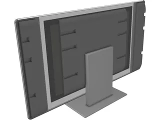 Plasma TV 3D Model preview