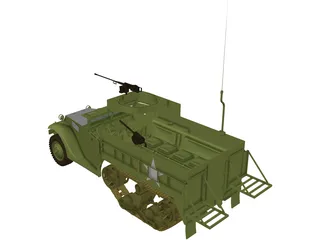 M3A Halftruck 3D Model preview