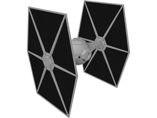 Star Wars TIE Fighter 3D Model preview