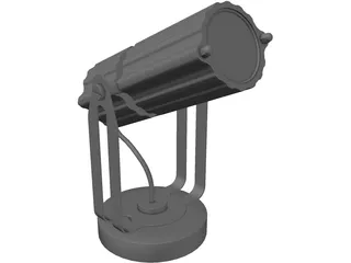 Spot Light Wall 3D Model preview