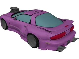 Pontiac Firebird [Supercharged] 3D Model preview