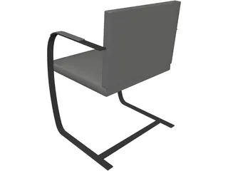 Chair Brno Modern 3D Model preview