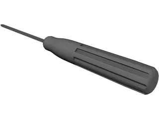 Screwdriver Cross 3D Model preview