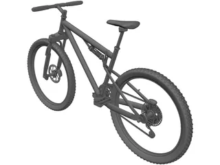Bike Mountain 3D Model preview
