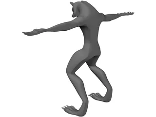 Werewolf 3D Model preview