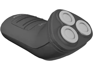 Philips Philishave Electric Shaver 3D Model preview
