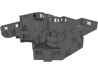 House Large 3D Model preview