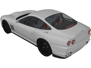 Ferrari 575M Maranello (2002) 3D Model preview