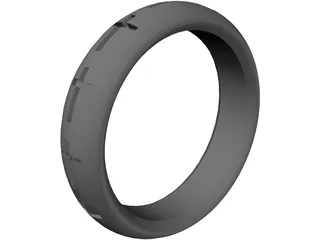 Cross Ring 3D Model preview