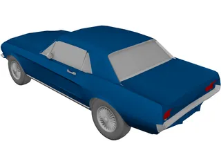 Ford Mustang (1967) 3D Model preview