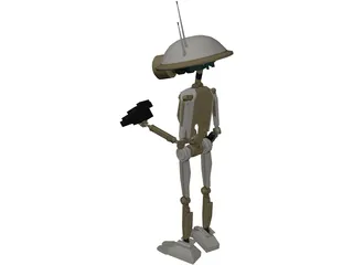 Pit Droid (Star Wars Episode I) 3D Model preview