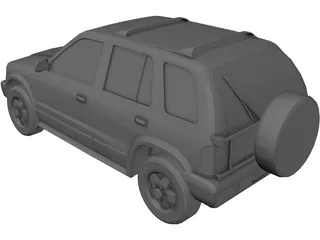 Kia Sportage 3D Model preview
