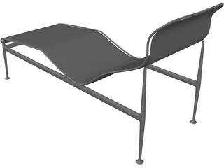 B&B Italia Garden Chair 3D Model preview
