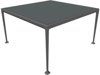 B&B Italia Garden Table 3D Model preview