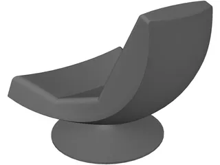 Chair Olivier Lounge 3D Model preview