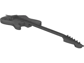 Fender SRV Strat 3D Model preview