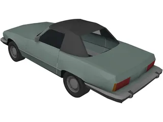 Mercedes-Benz 380 SL (1968) 3D Model preview