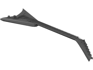 Guitar Randy Rhoads Flying V 3D Model preview
