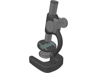 Microscope 3D Model preview