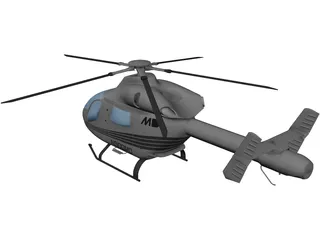MD-900 Explorer 3D Model preview