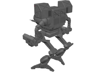 Mad Cat Battle Mech 3D Model preview