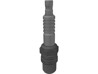 Spark Plug NGK 3D Model preview