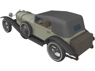 Mercedes-Benz (1928) 3D Model preview