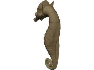 Seahorse 3D Model preview