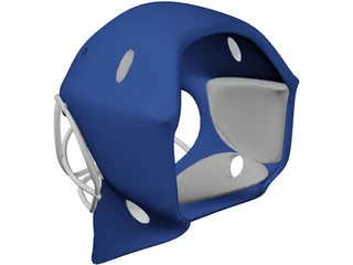 Hockey Goalie Mask 3D Model preview