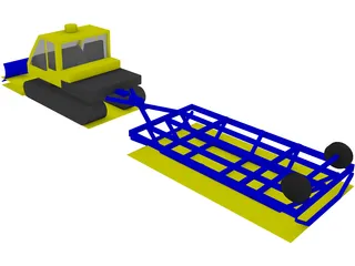 Bombardier BR-275 Groomer [+Drag] 3D Model preview