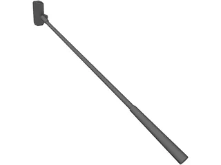 Golf Club Putter 3D Model preview