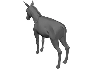 Donkey 3D Model preview