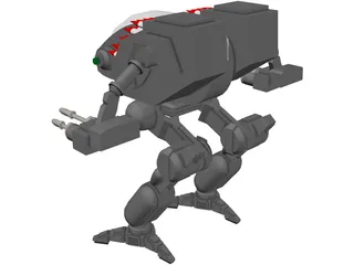Mad Dog Battletech 3D Model preview