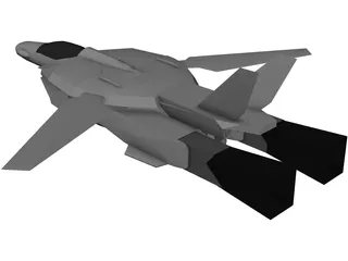Veritech Fighter 3D Model preview