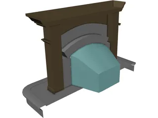 Fireplace 3D Model preview