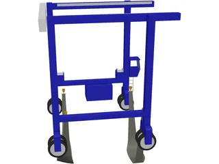 Boat Lift 3D Model preview