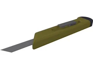 Knife Utility 3D Model preview