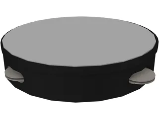 Tamborine 3D Model preview