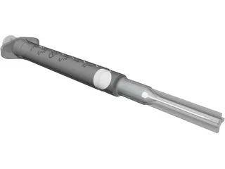 Syringe 3D Model preview