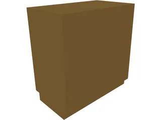 Chest of Drawers 3D Model preview