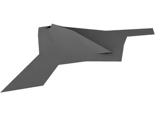 Northrop Grumman X-47 3D Model preview