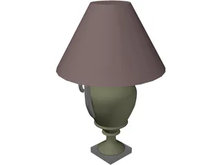 Table Lamp 3D Model preview