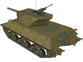 M-10 Wolverine 3D Model preview