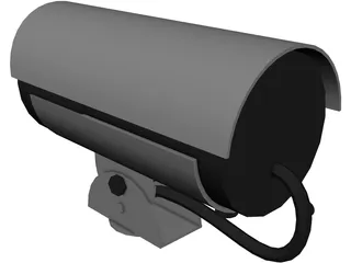 CCTV Camera 3D Model preview