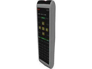 DVD Remote Control 3D Model preview
