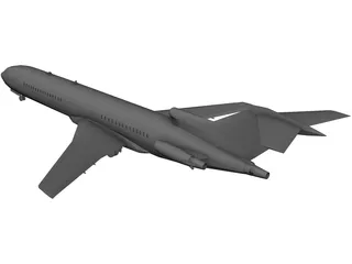 Boeing 727 3D Model preview