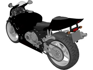 Honda CBR (2003) 3D Model preview